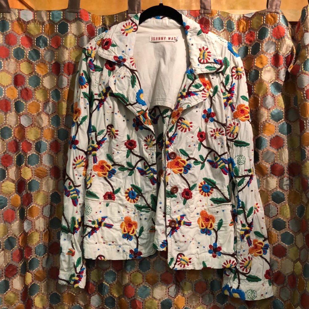 Johnny Was embroidered jacket
